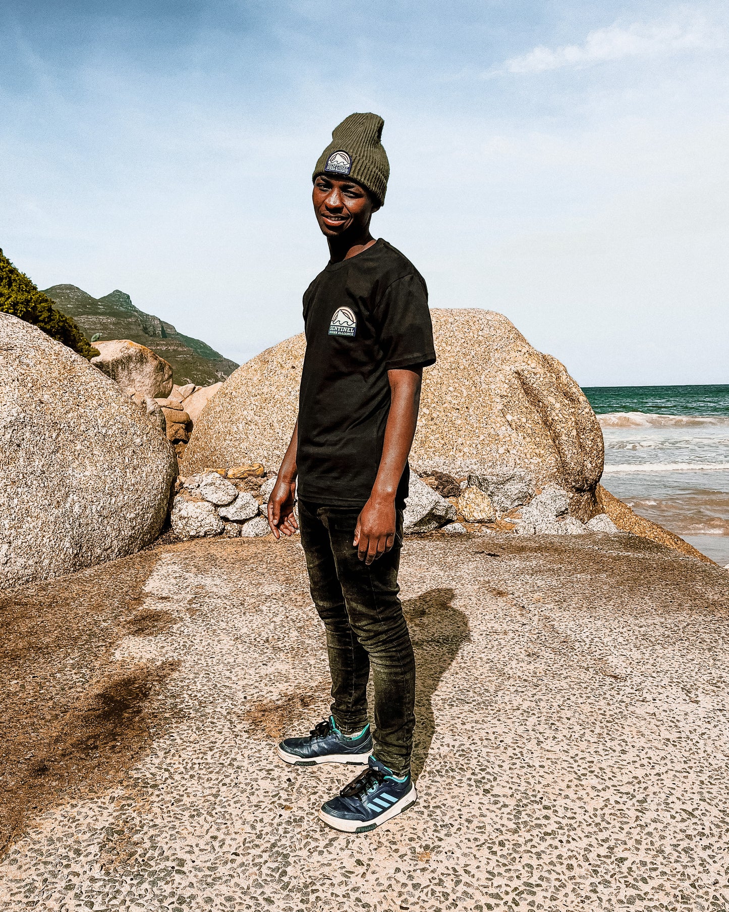 SOA Black Sunset Logo Tee