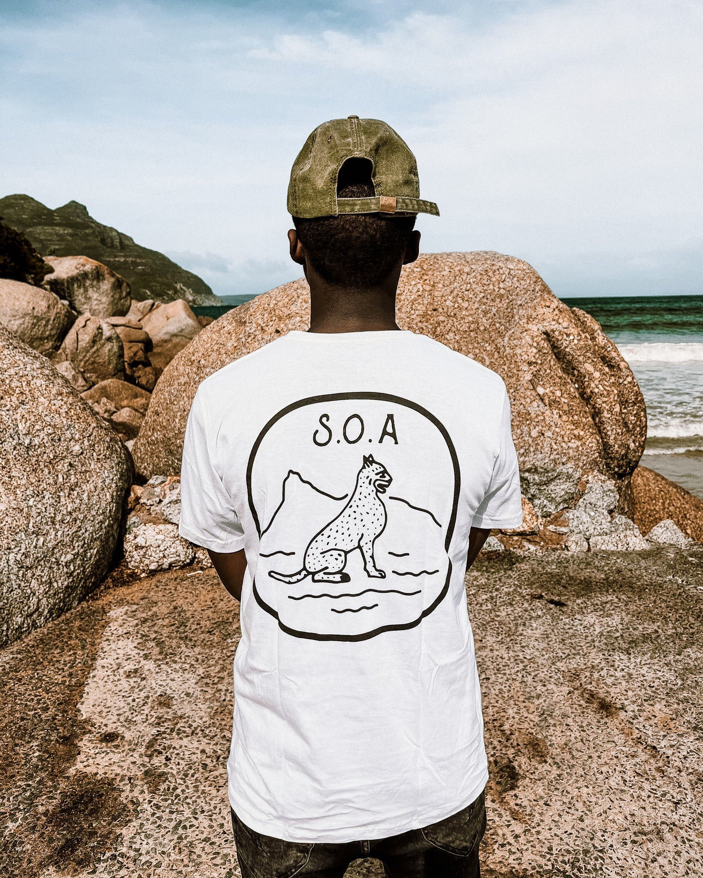 Sentinel Ocean Alliance / White Old School Logo Tee
