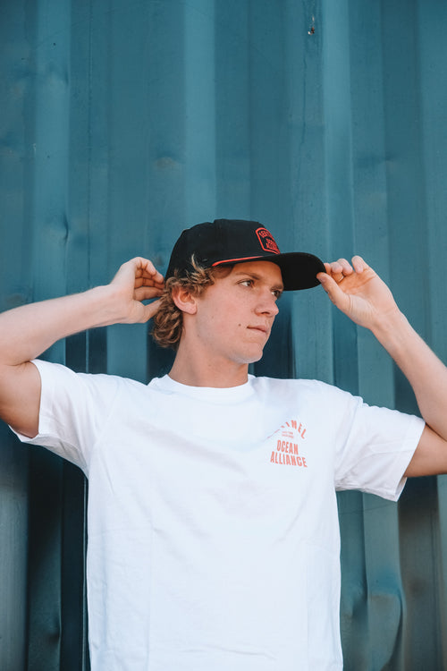 SOA Black & Red Fan Cap