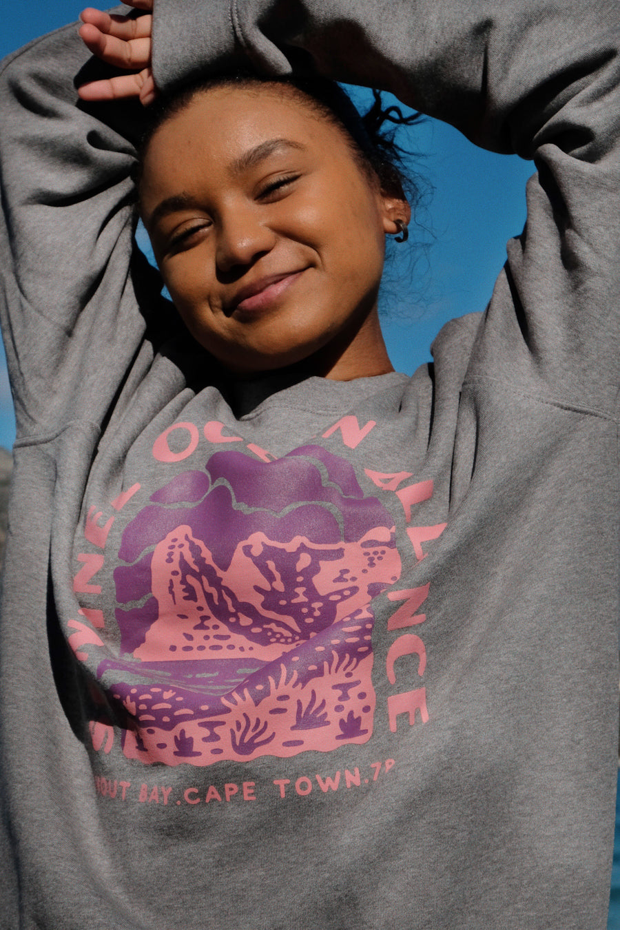 SOA Mountain Sweater In Grey Pink