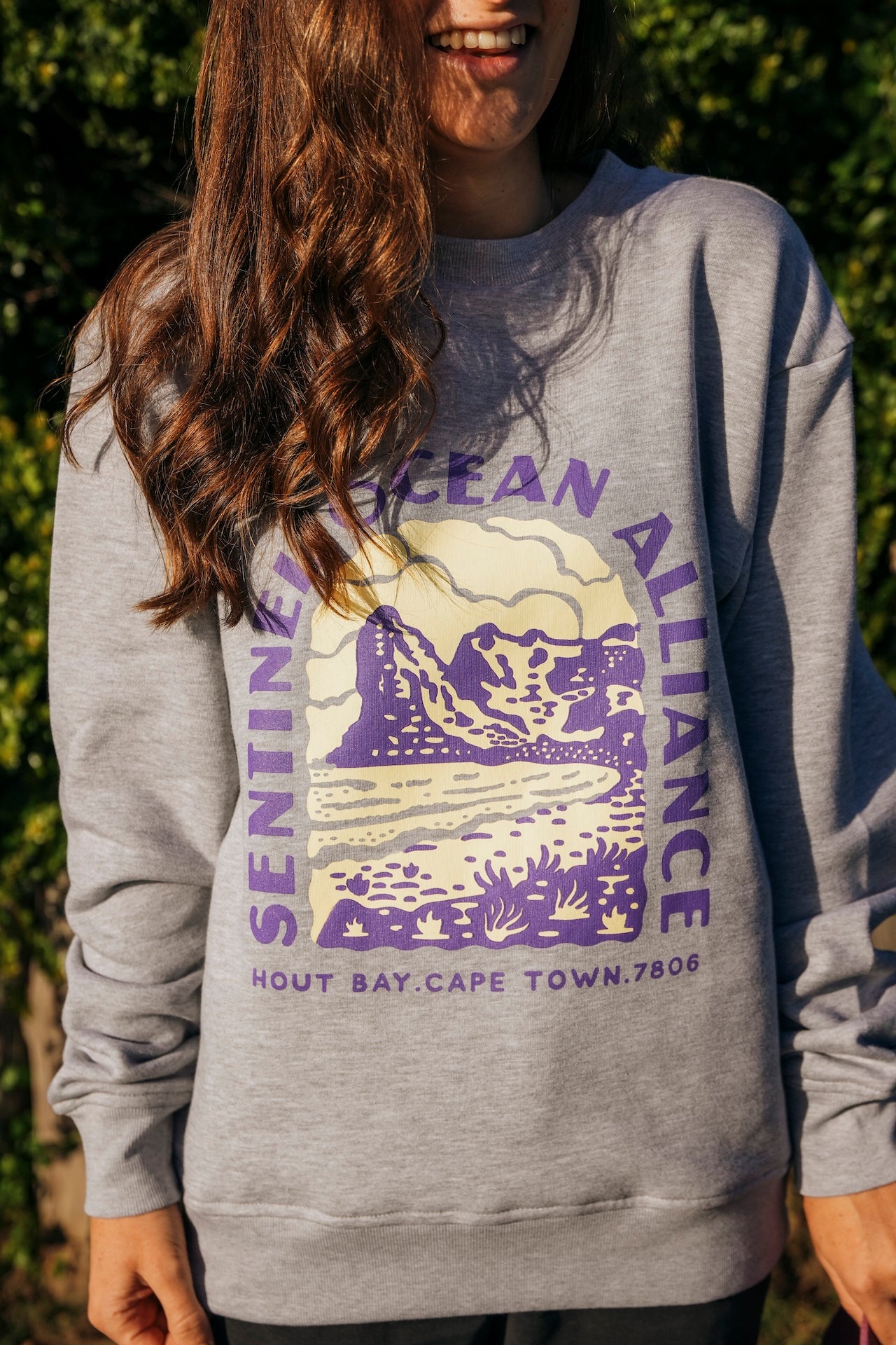 SOA Mountain Sweater In Grey Yellow