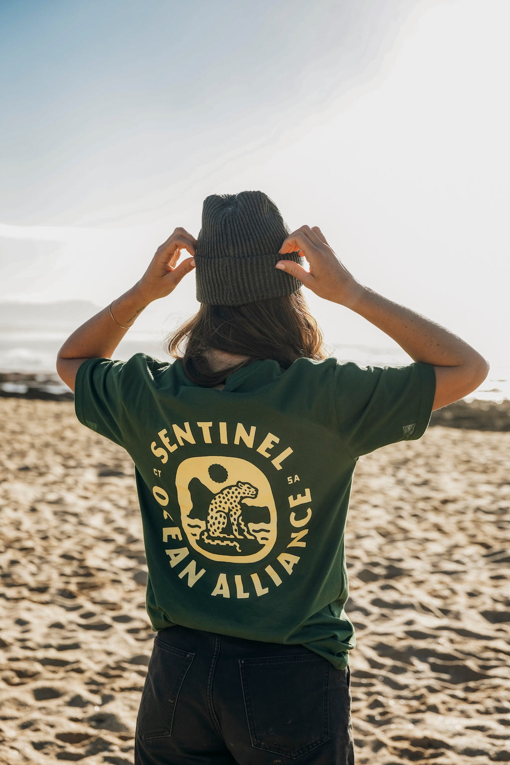 SOA New Core T-Shirt In Green & Gold