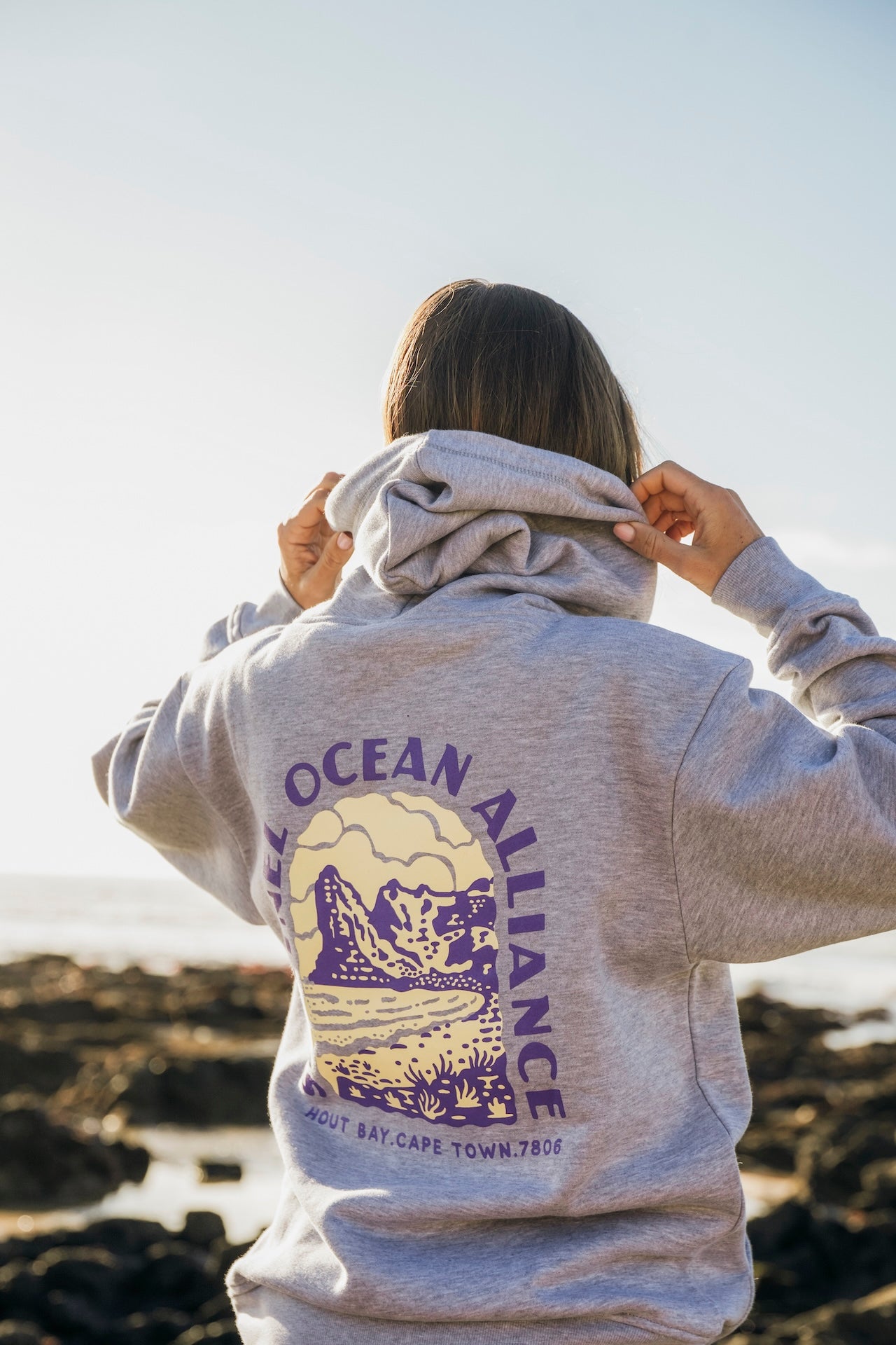 SOA Mountain Hoody In Grey Yellow