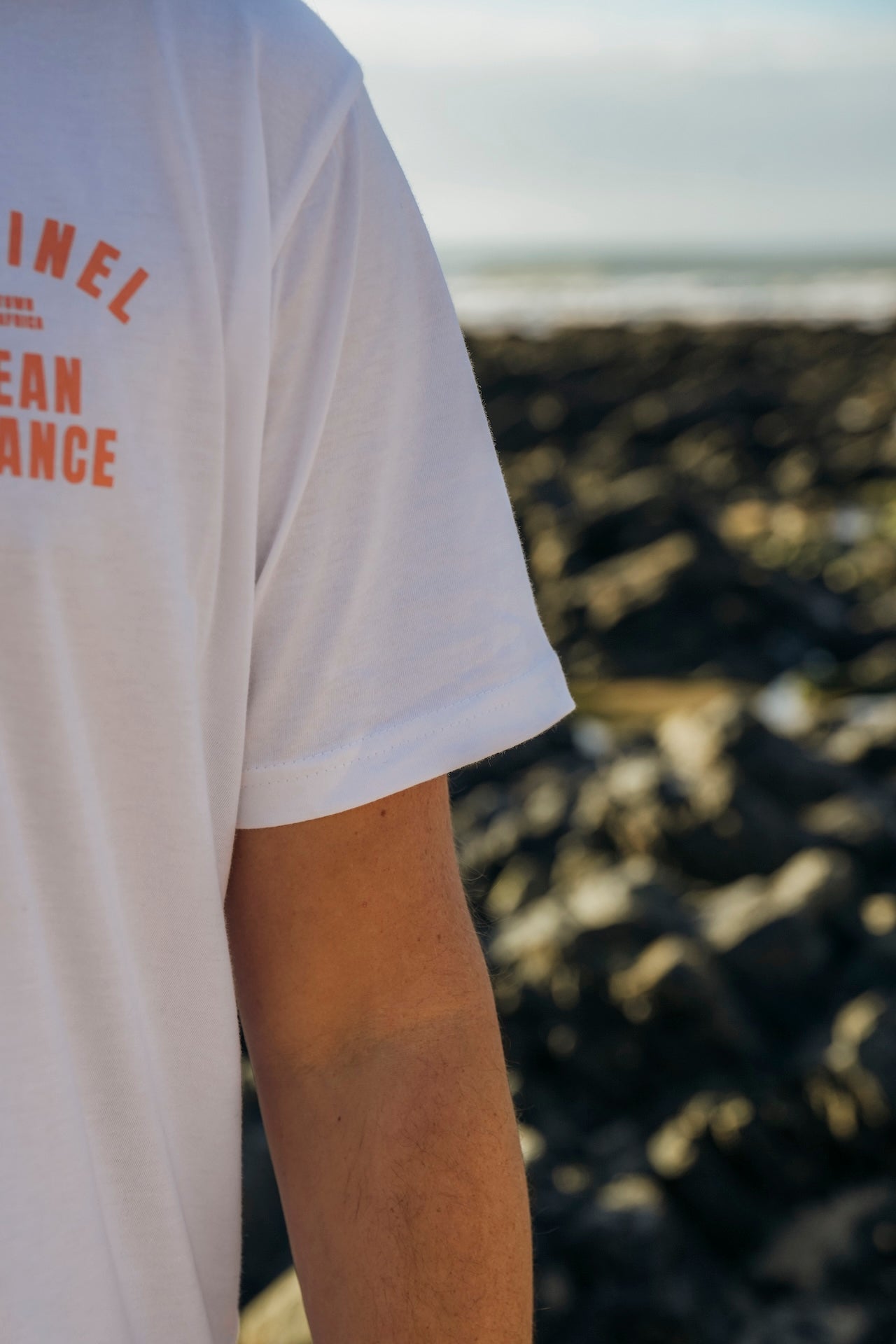 SOA White & Orange Fan Tee