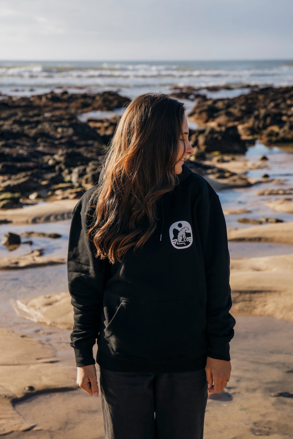 New Core Black Hoodie
