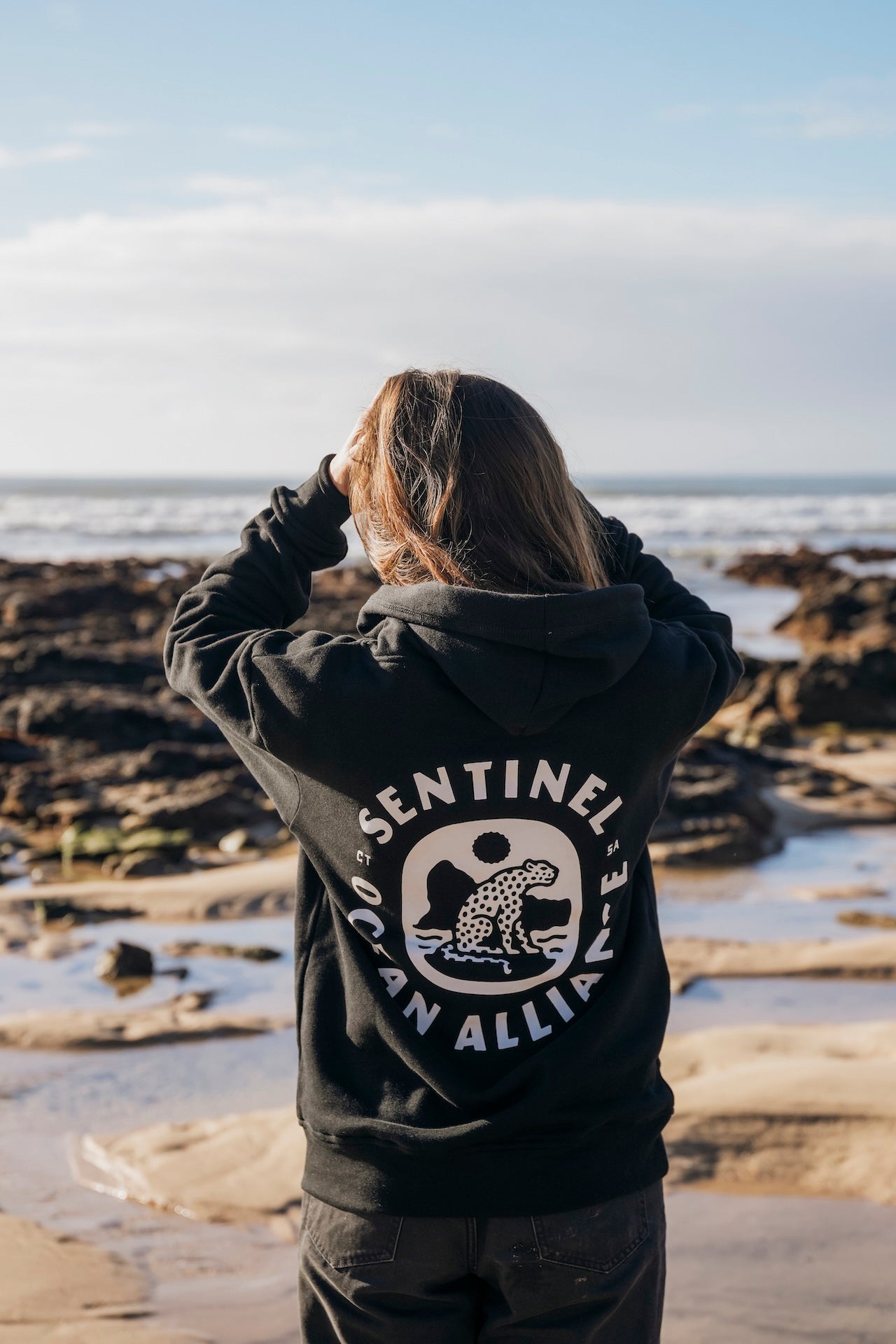 New Core Black Hoodie