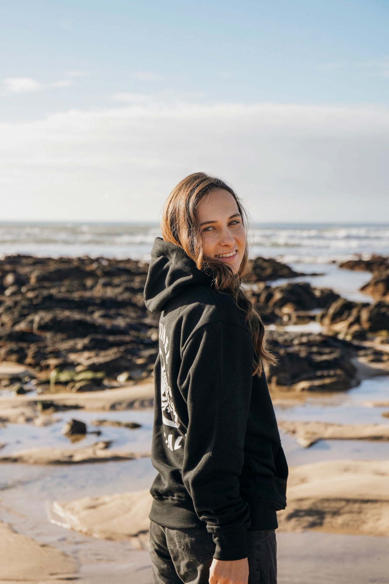 New Core Black Hoodie