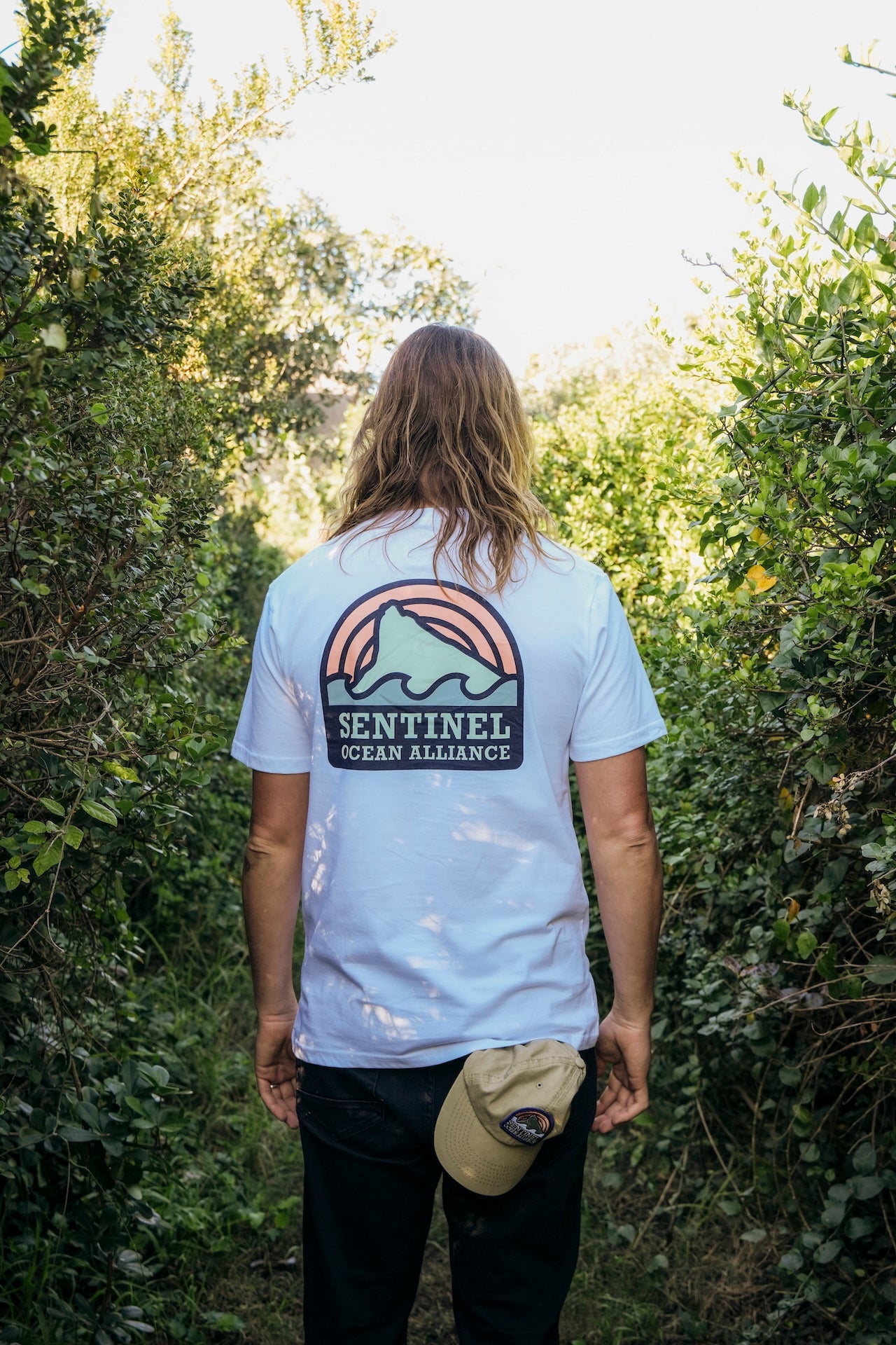 SOA White Sunset Logo Tee