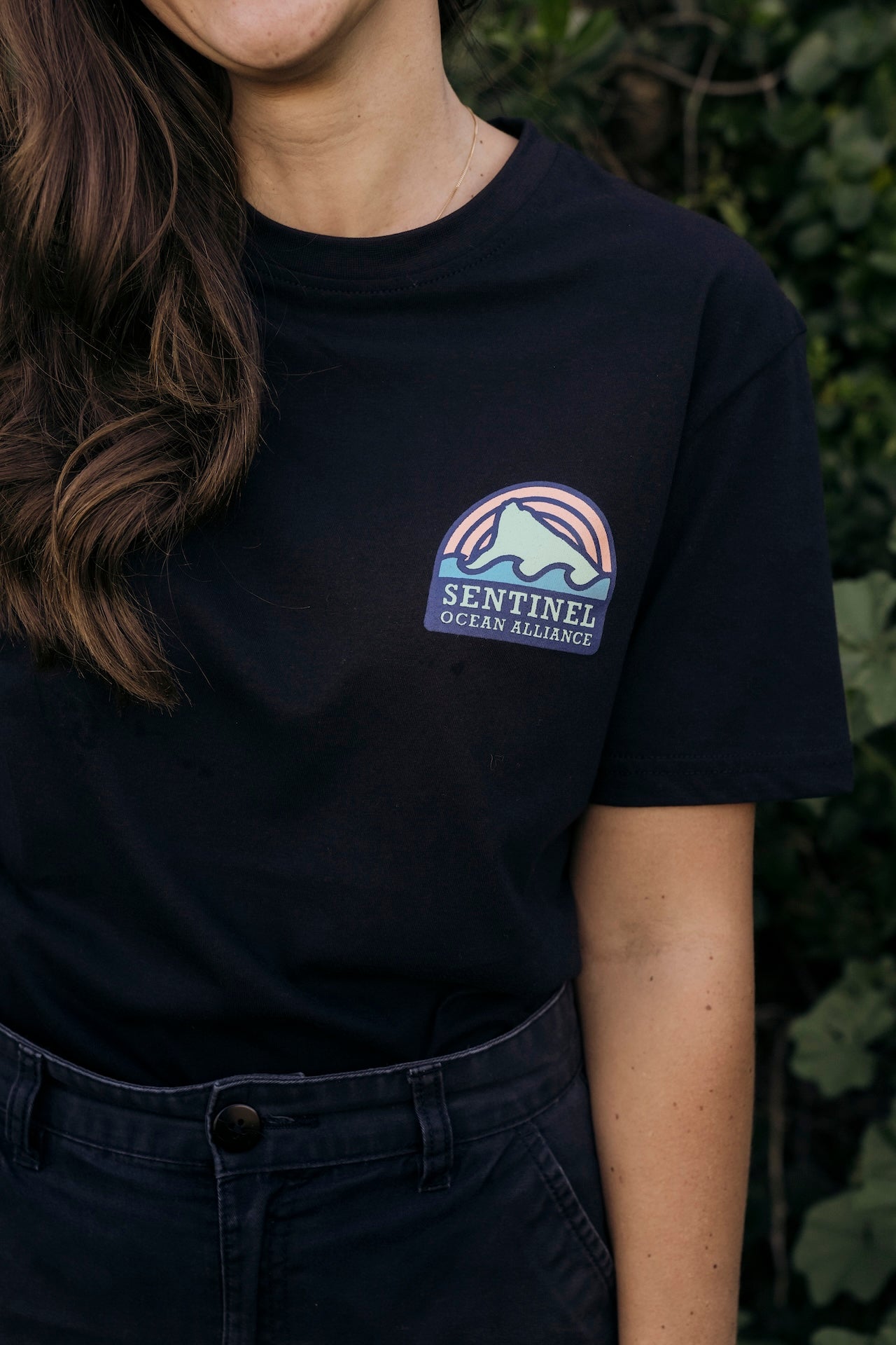 SOA Black Sunset Logo Tee