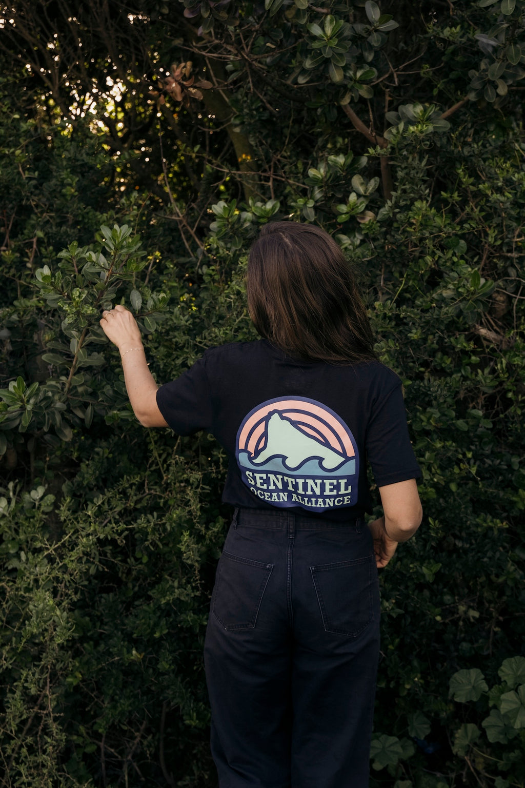 SOA Black Sunset Logo Tee