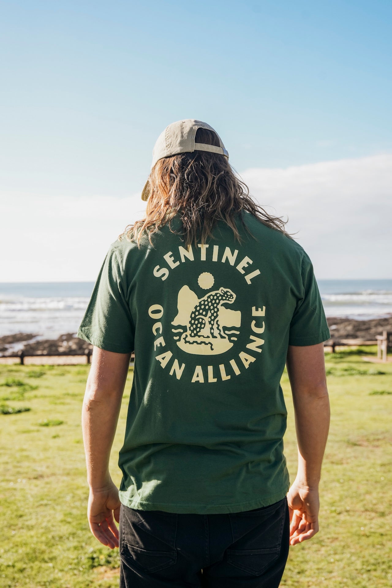 SOA New Core T-Shirt In Green & Gold