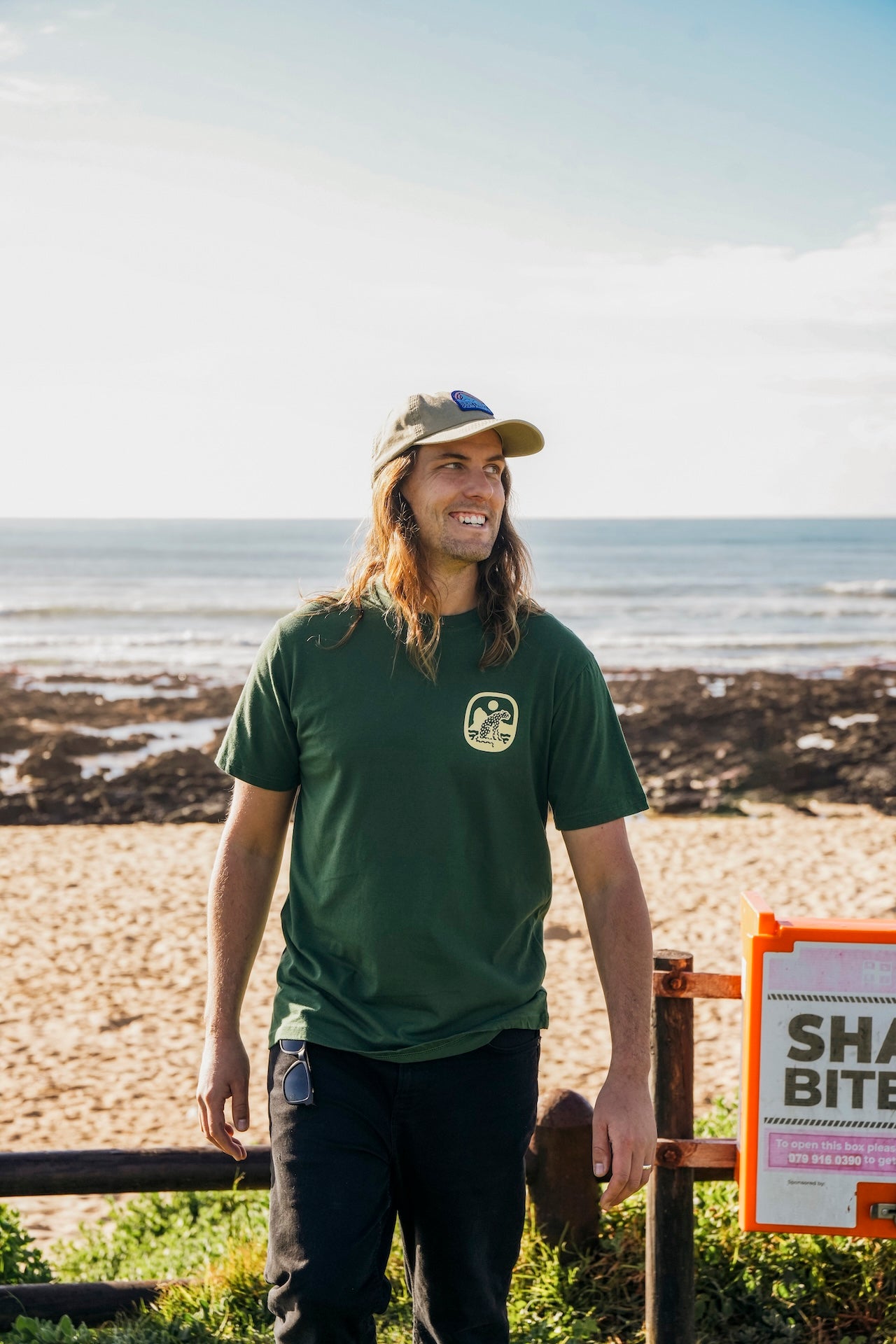 SOA New Core T-Shirt In Green & Gold