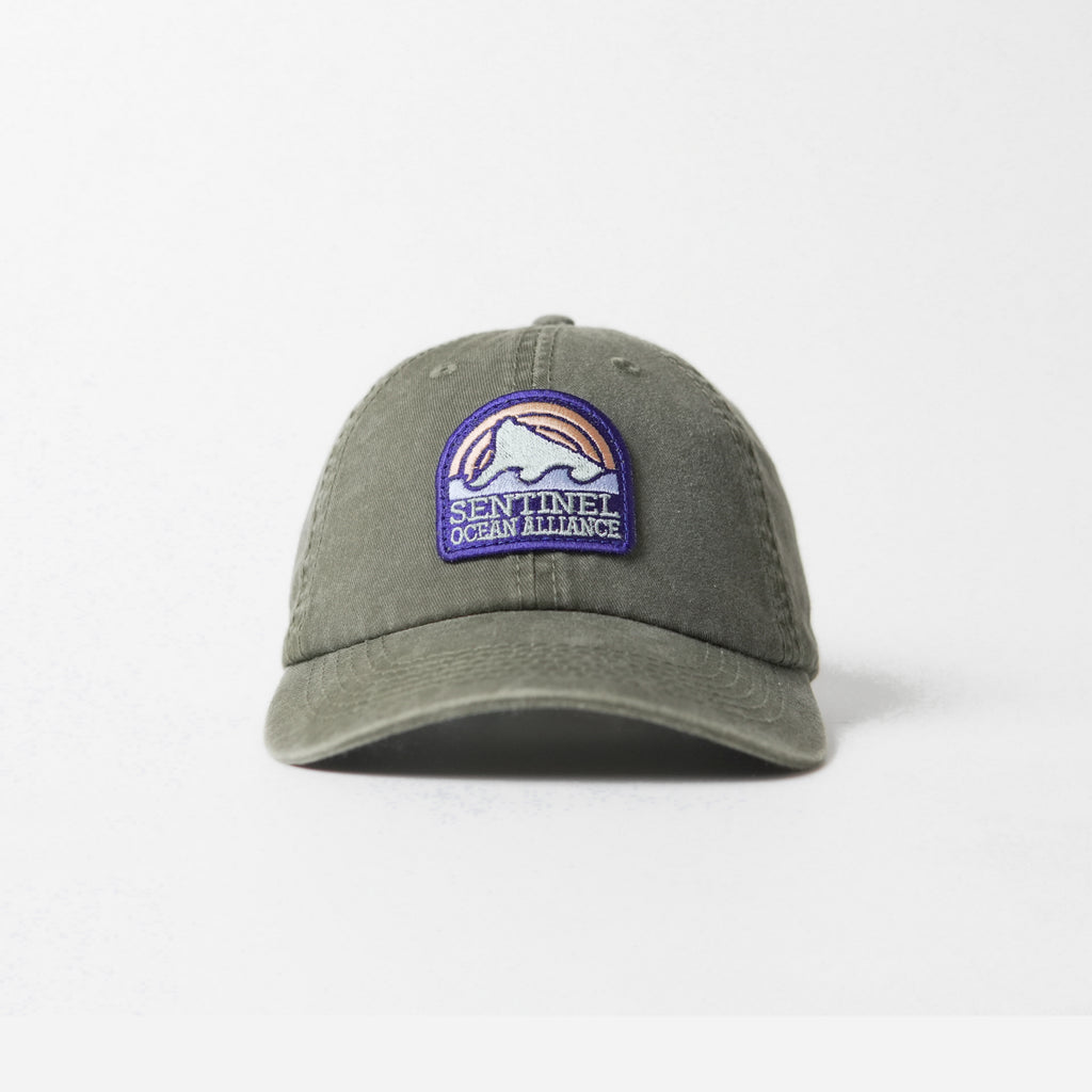 SOA Sunset Logo Cap In Kelp Green