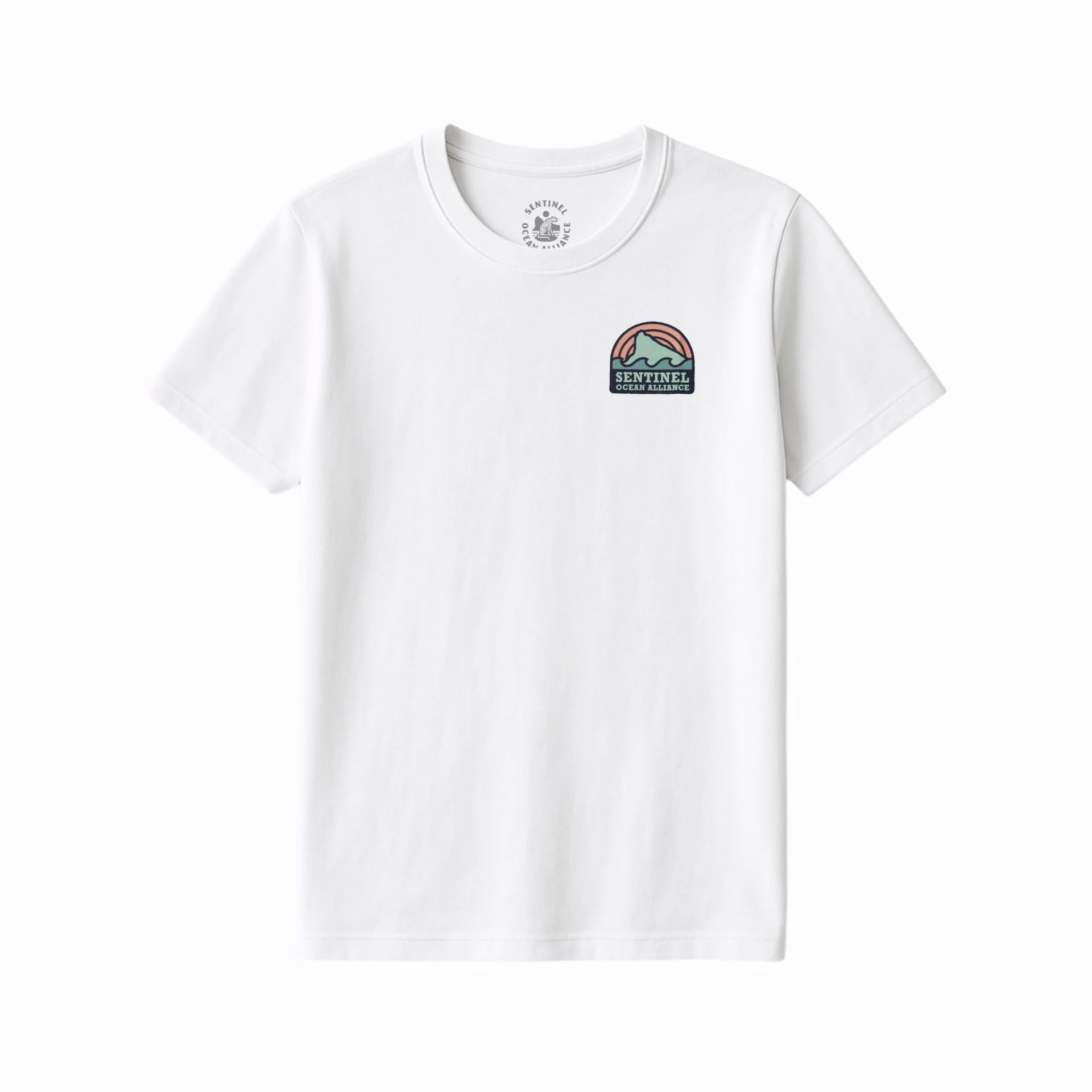 SOA White Sunset Logo Tee