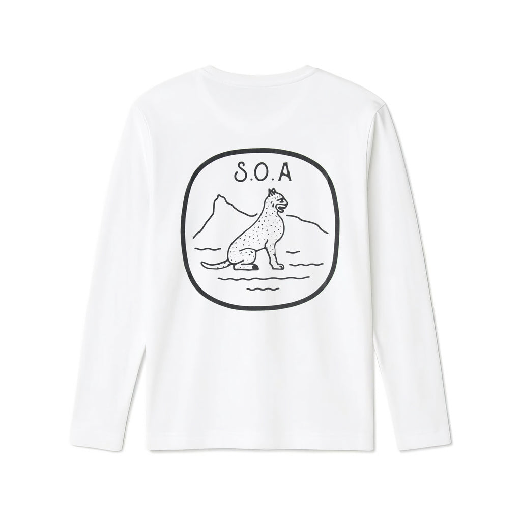 SOA Core White Long Sleeve Tee