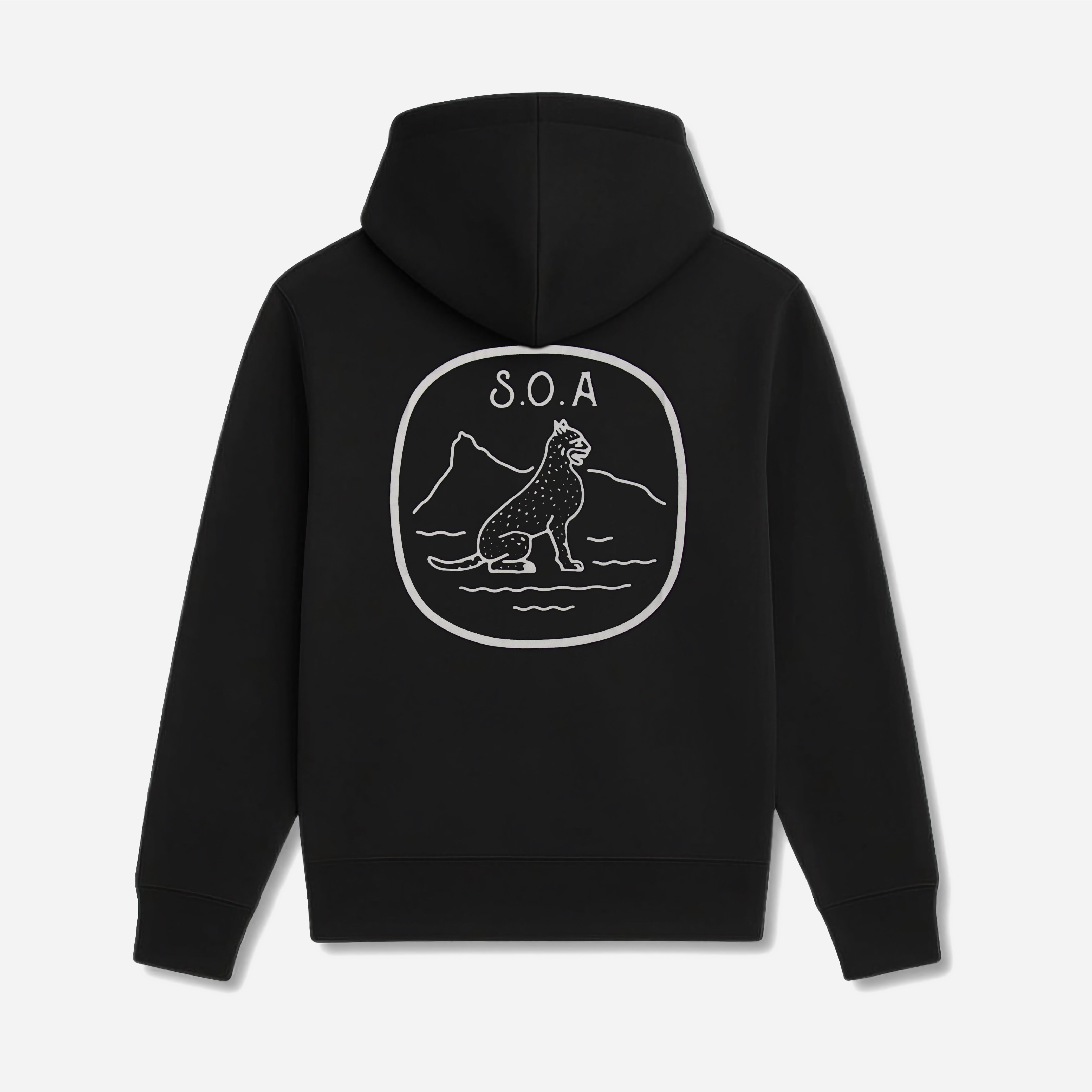 SOA Core leopard logo Hoodie – Sentinel Ocean Alliance