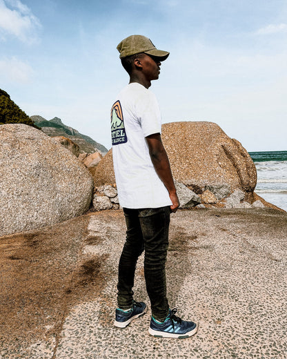 SOA White Sunset Logo Tee