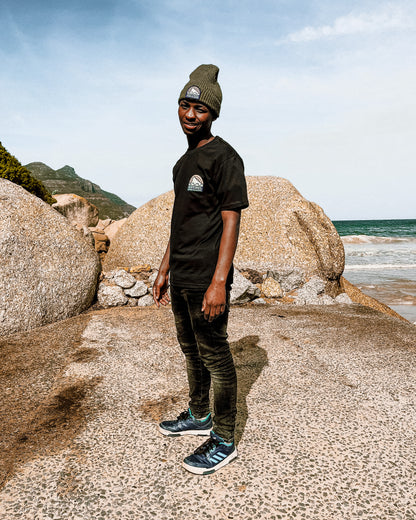 SOA Black Sunset Logo Tee