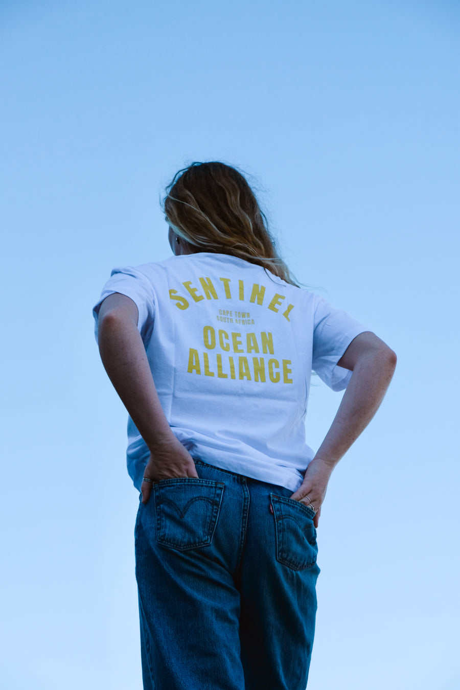 SOA Yellow & White Fan Tee
